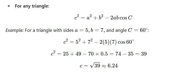 Law of Cosines