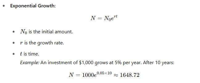 Exponential Growth/Decay Formula
