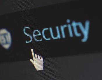 Padlock and laptop representing data privacy and GDPR compliance