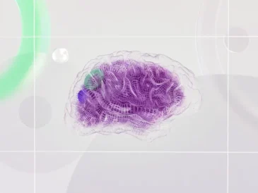 Colourful abstract digital artwork created with an AI image generator